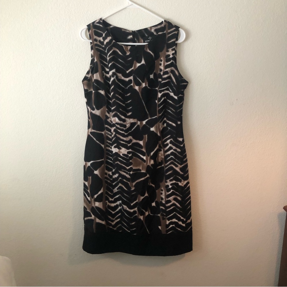 Ronni Nicole sleeveless, collarless dress, size 10